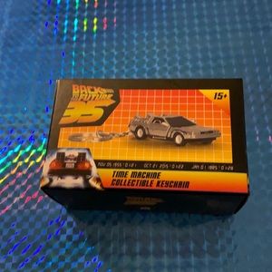 Back To The Future Time Machine Keychain